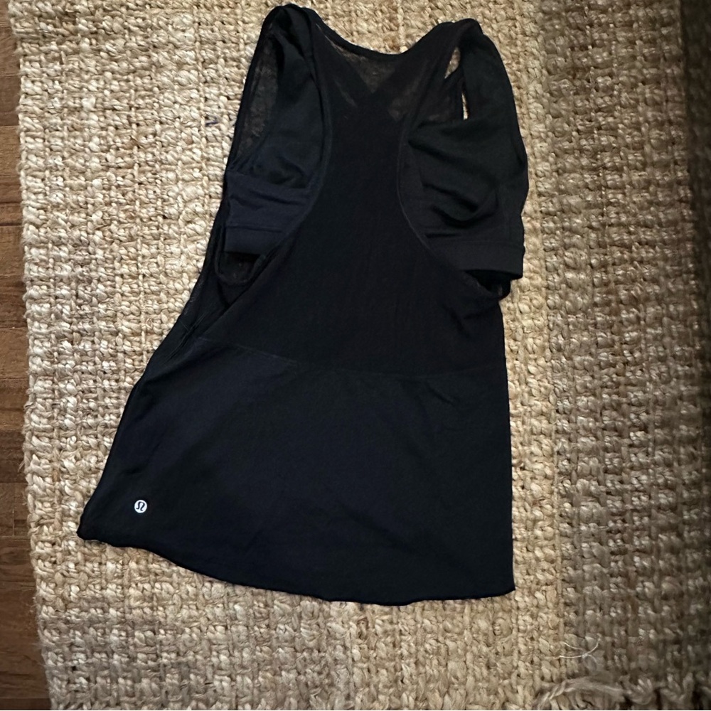 Lulu lemon Lululemon Fast As Light 2-In-1 Tank Black size 6 - Picture 8 of 12